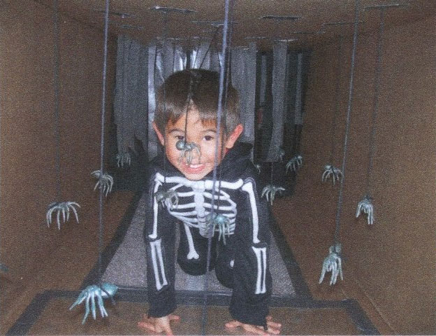 little boy in halloween costume